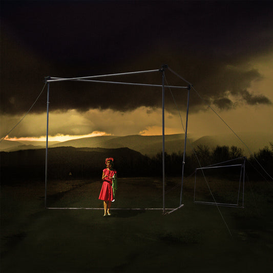 "Señora vestido rosa"